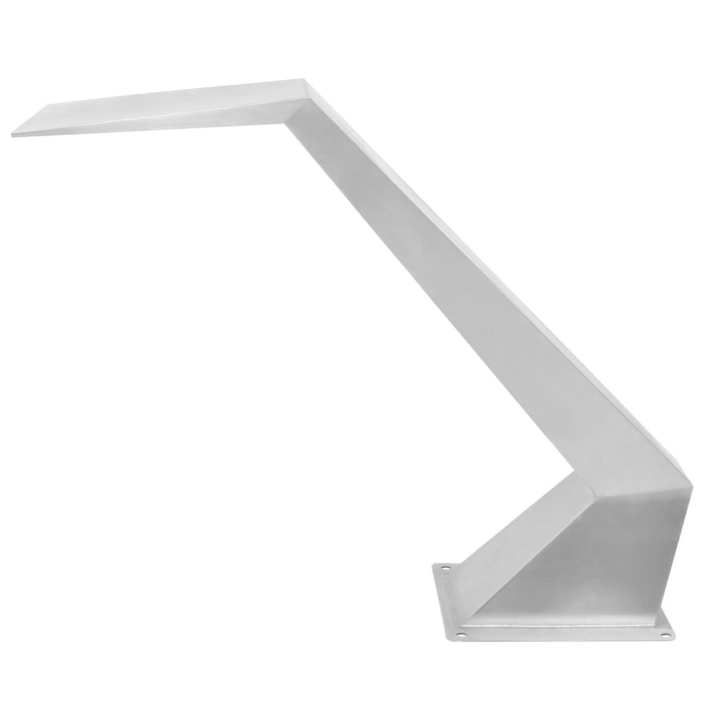 Emaga Fontanna do basenu, stal nierdzewna, 64 x 30 x 52 cm, srebrna